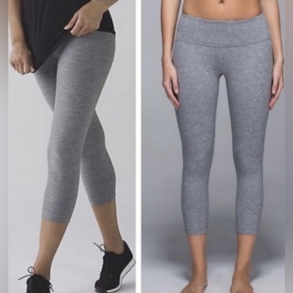 Preowned Lululemon Wunder Under High-Rise Crop 23" leggings